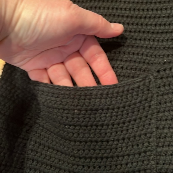 Chico’s womens black snap up knit cardigan sweater . - Picture 10 of 12